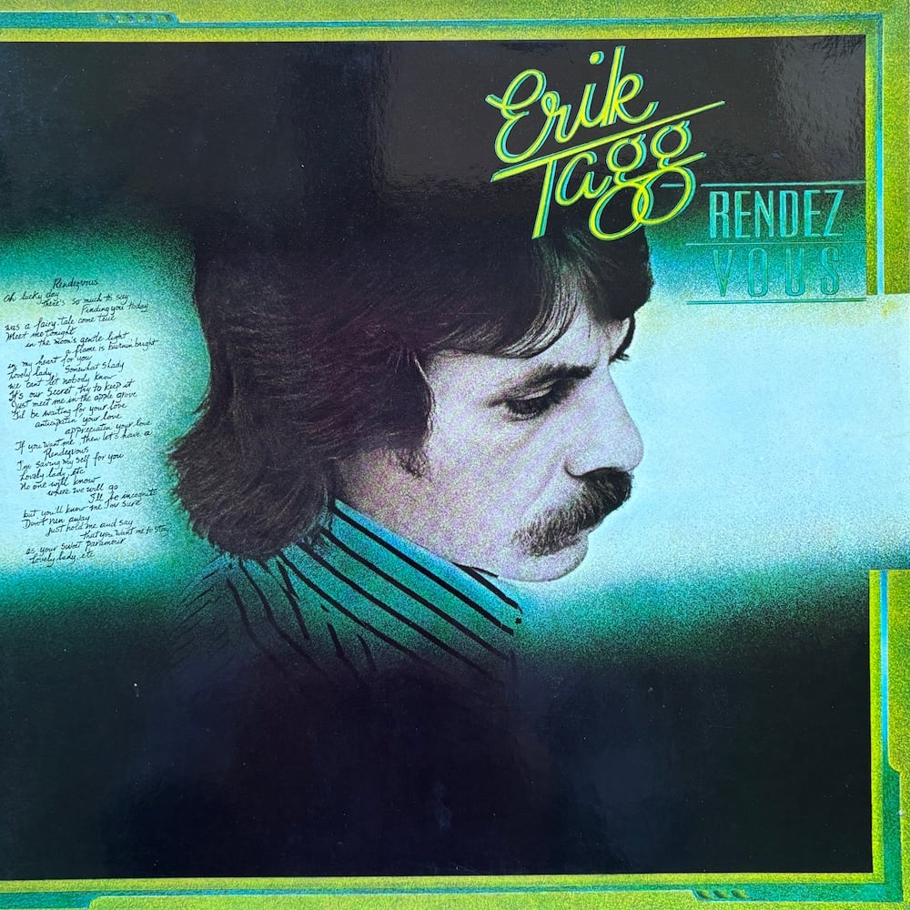 蘭LP Eric Tagg Rendez Vous POL25041 POKER /00400 Erik Tagg ‎– Rendez Vous (Poker ‎– POL 25041 – Netherlands – 1977